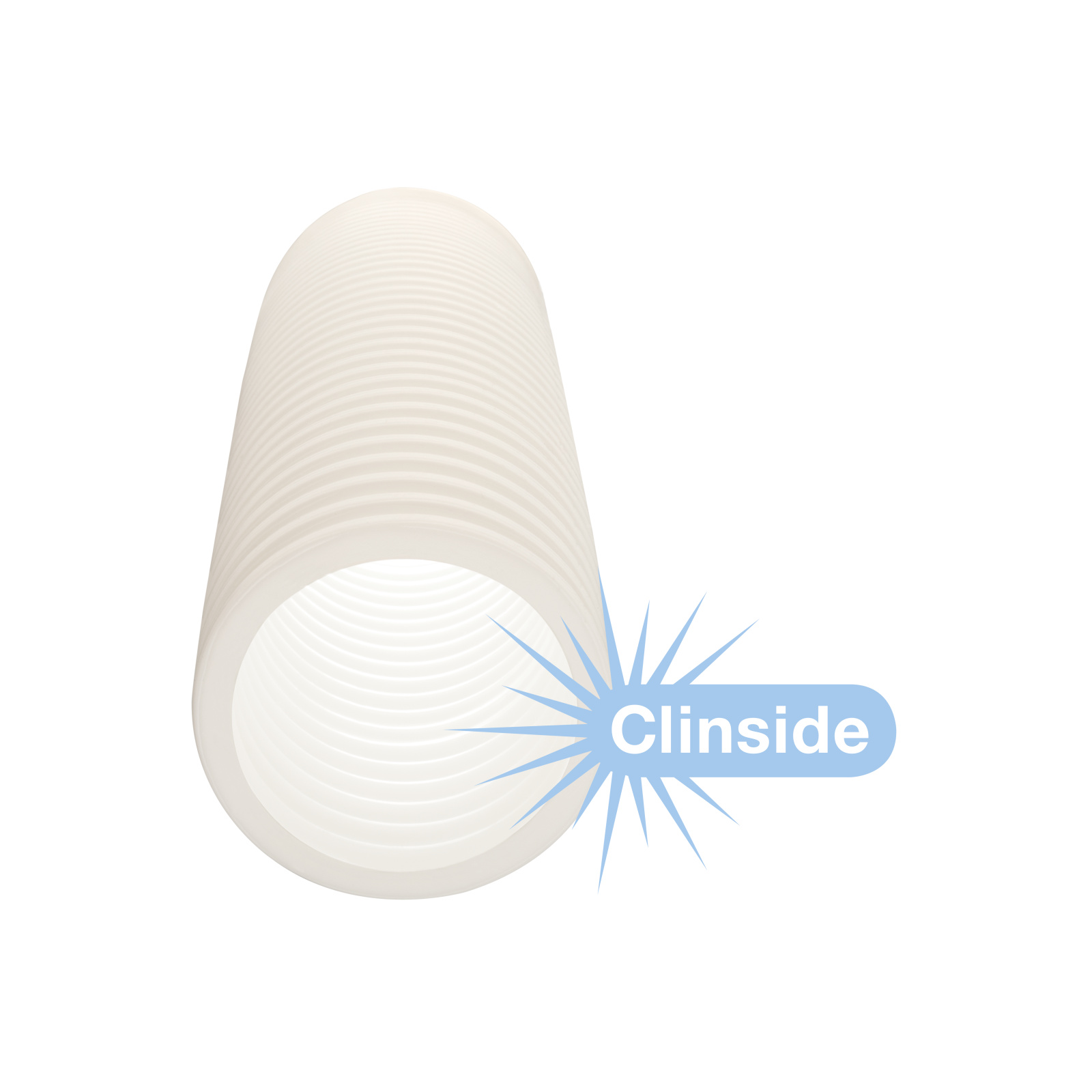 Zehnder_CSY_ComfoTube CT_Air_Distribution_Tube_ComfoTube110_clipping_Clinside Cut-Out Zehnder ComfoTube Flow Comfortable indoor ventilation Front view
