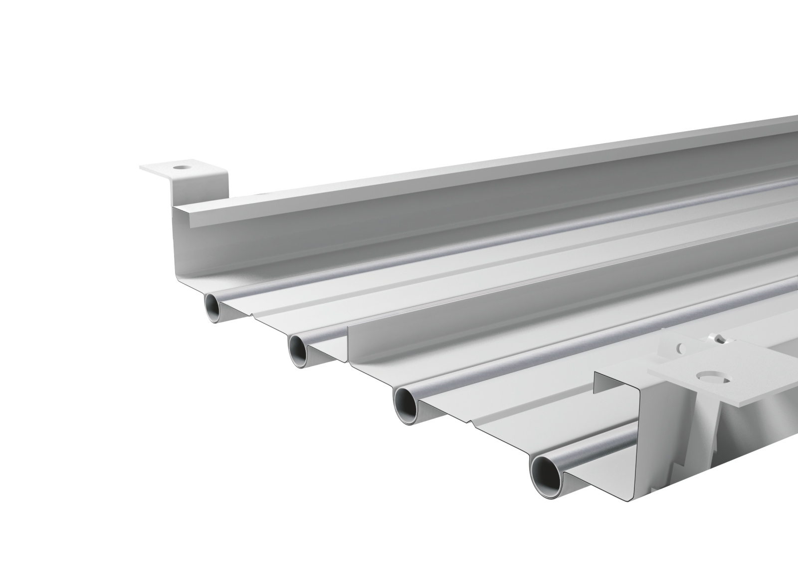 Rendering Zehnder ZIP Heating and cooling ceilings Side view