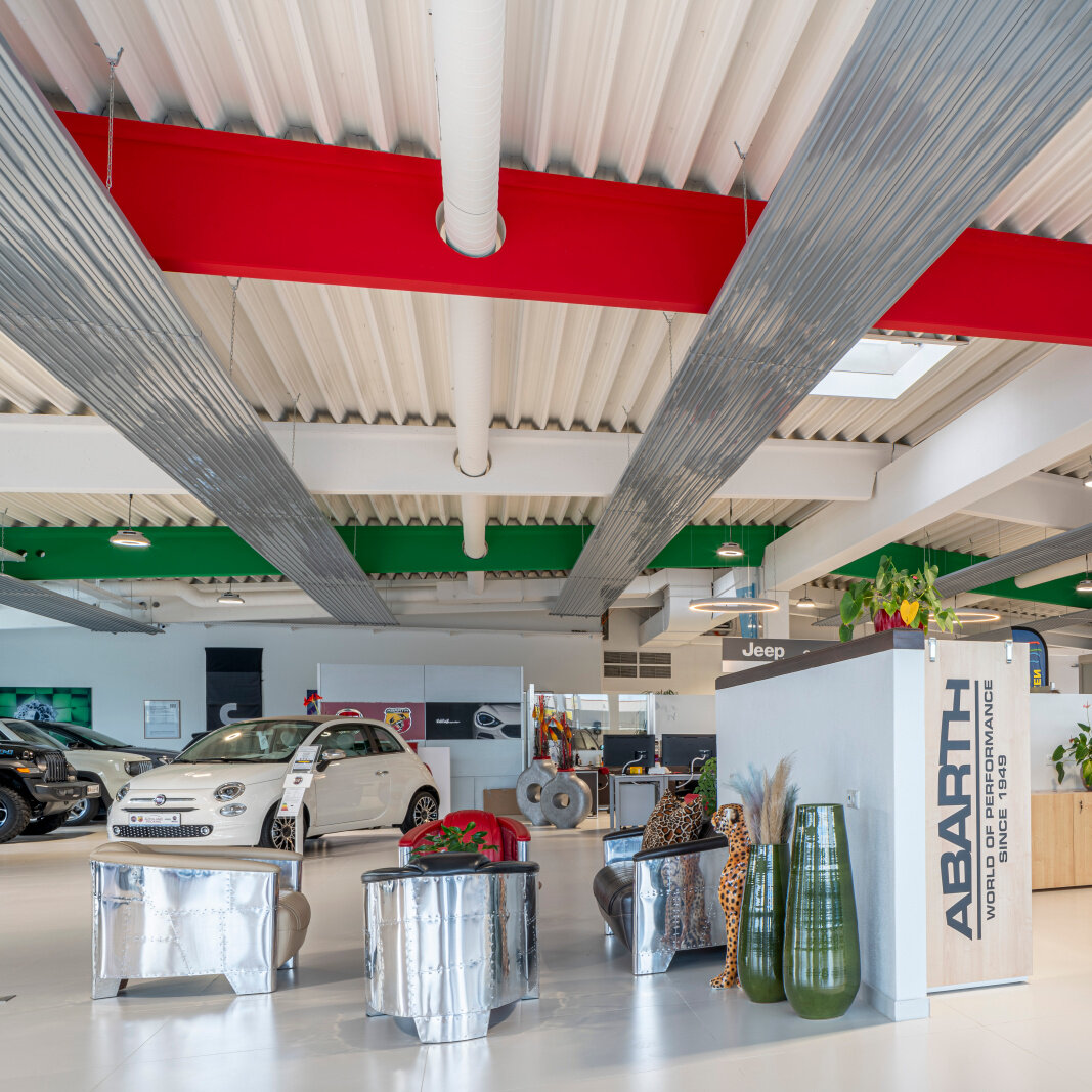 Zehnder ZFP, RHC, CP, Ceiling Panel, Zehnder, Reference, exhibition, salesroom, showroom, cars, Autoland, Pocking,bavaria