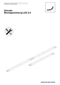 Montageanleitung Zehnder LED 2.0