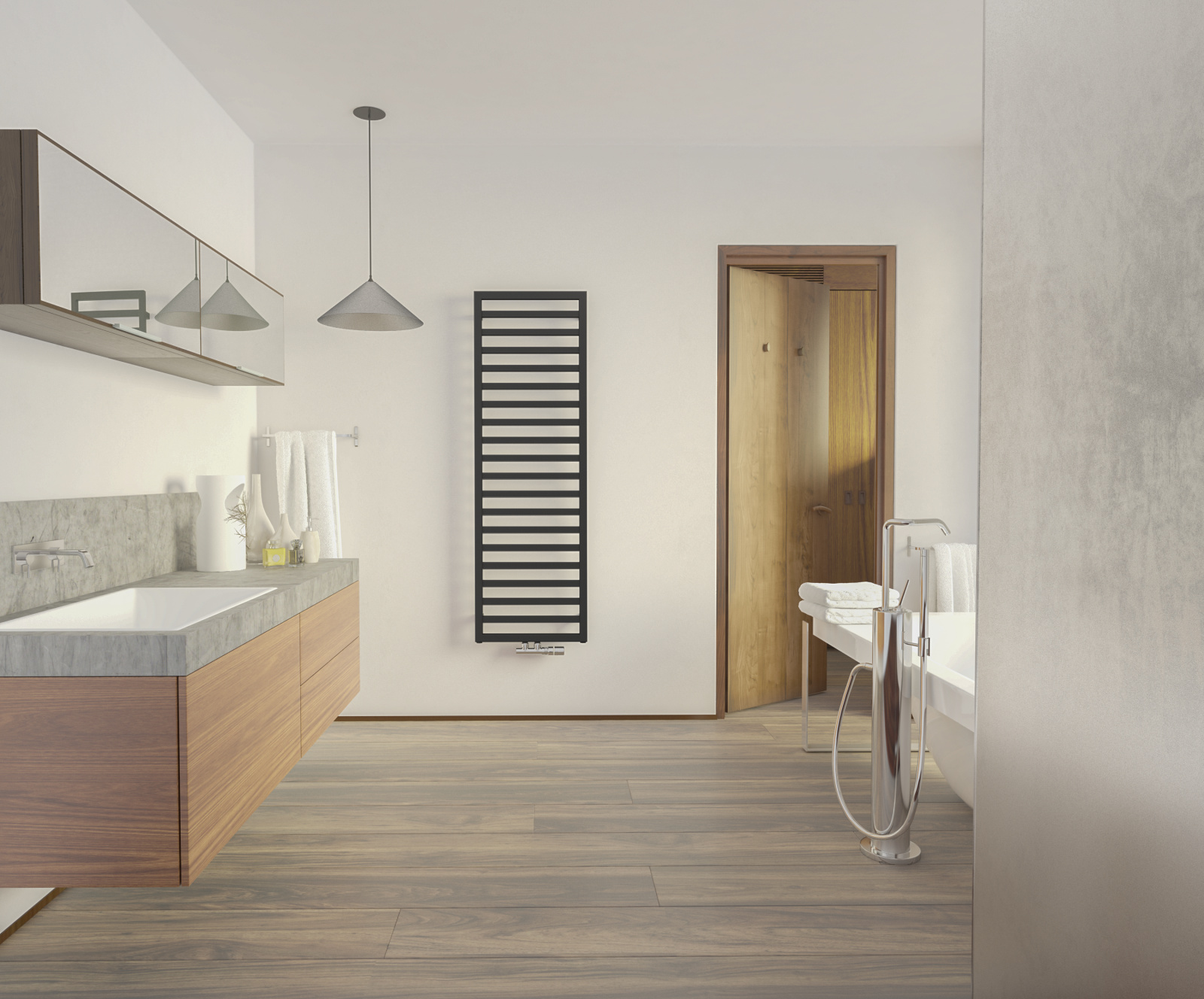 Rendering Zehnder Quaro Decorative radiator 