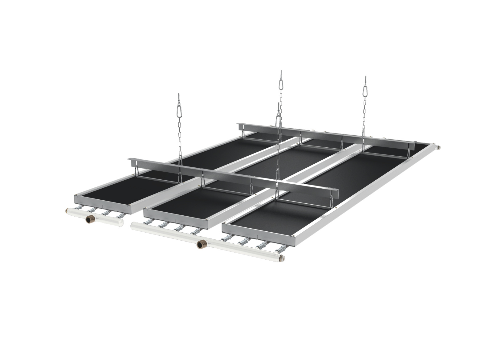Rendering Zehnder ZIP Heating and cooling ceiling system 