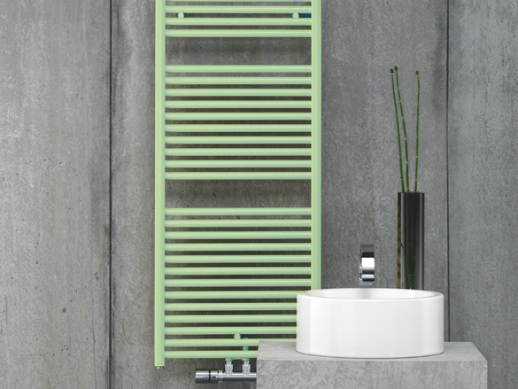 Rendering Zehnder Troja Decorative radiator Front view