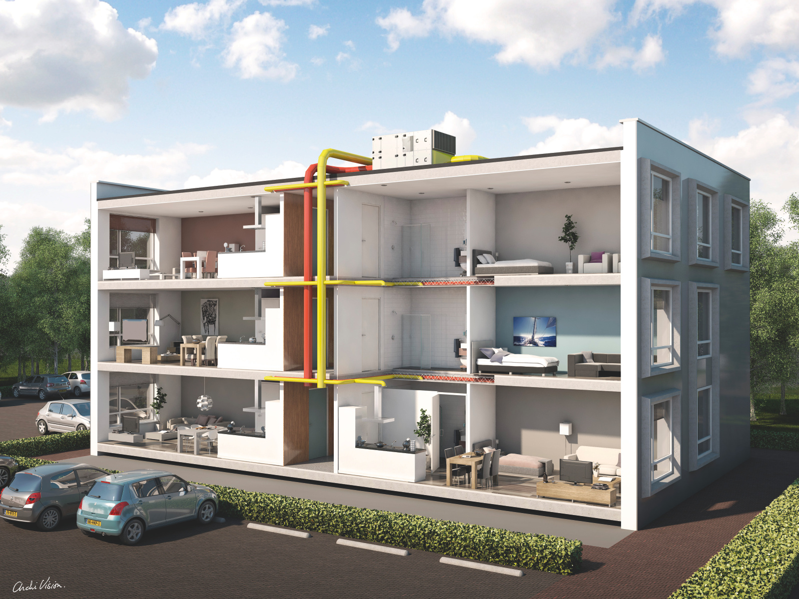 Lösung mit Zehnder Großgeräten