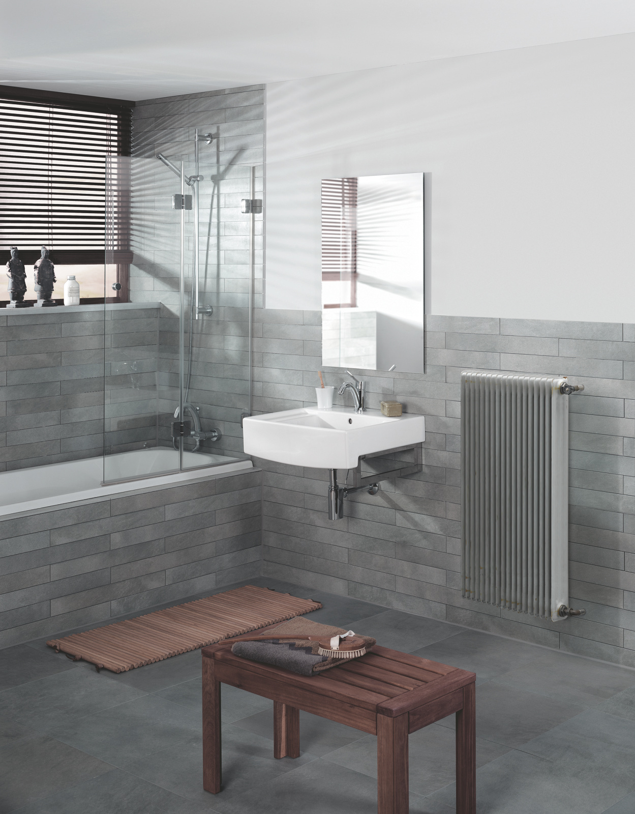 Rendering Zehnder Charleston Retrofit Decorative radiator 