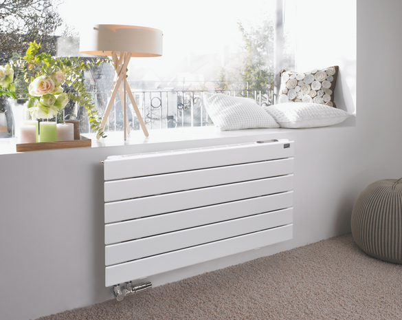 Rendering Zehnder Nova Neo Decorative radiator Front view