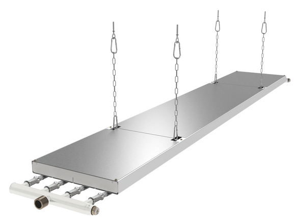 Rendering Zehnder ZIP Heating and cooling ceiling system 