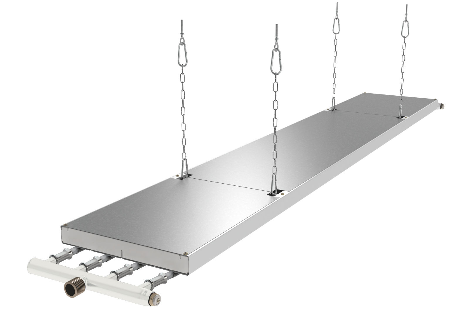 Rendering Zehnder ZIP Heating and cooling ceiling system 