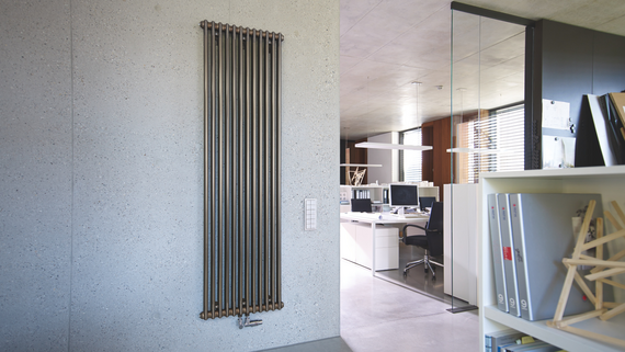 Rendering Zehnder Charleston Decorative radiator Front view