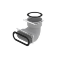 Rendering Zehnder ComfoFit convertor CT FL51 Comfortable indoor ventilation Angled view
