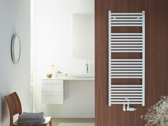 Rendering Zehnder Zeno Bow Decorative radiator Front view