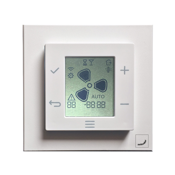 Cut-Out Zehnder EVO Sense Comfortable indoor ventilation Front view