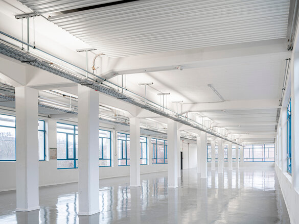 Zehnder ZFP, RHC, CP, Ceiling Panel, Zehnder, Reference, office, IBA, open factory, apolda