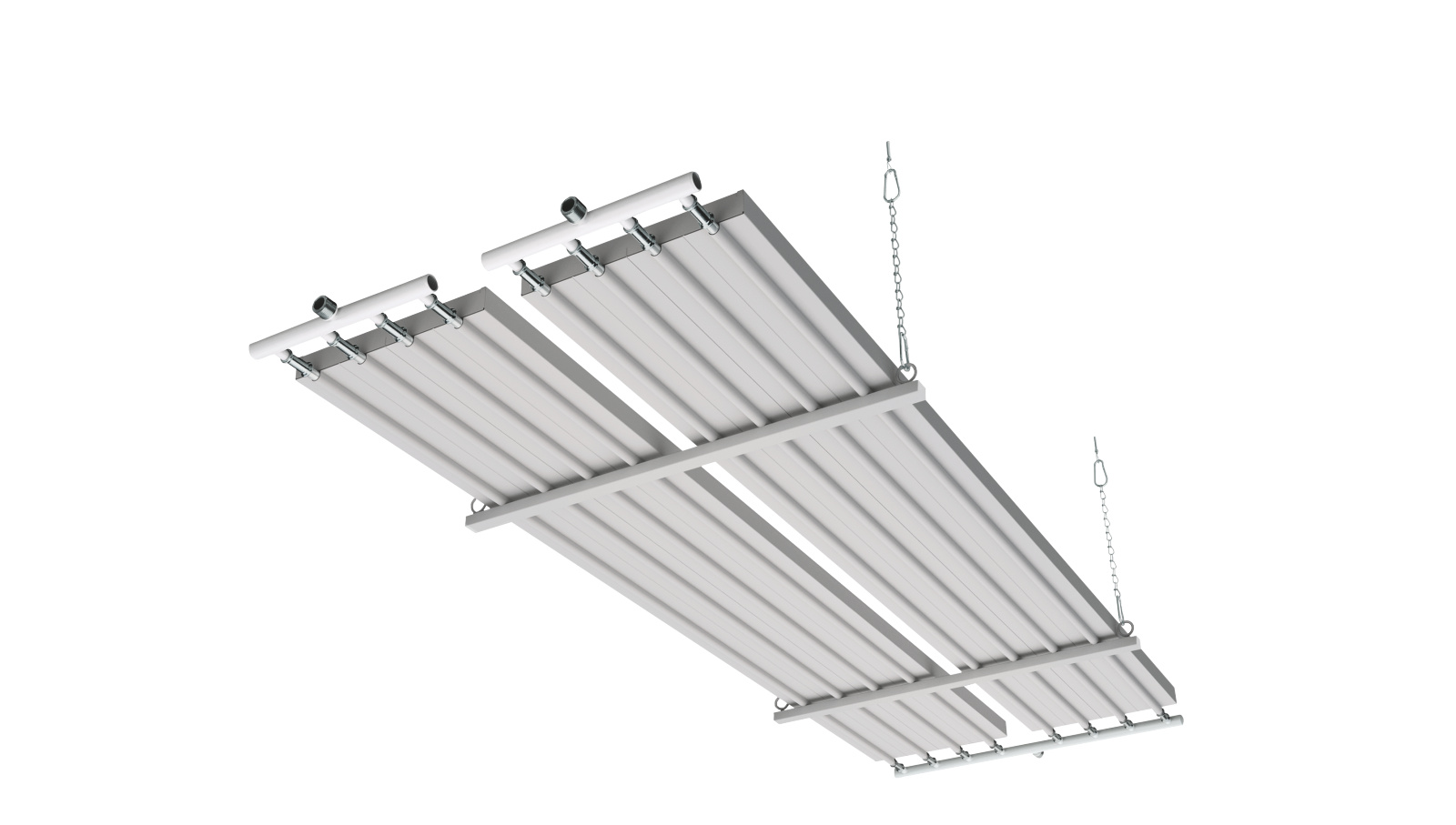 Rendering Zehnder ZIP Heating and cooling ceiling system 