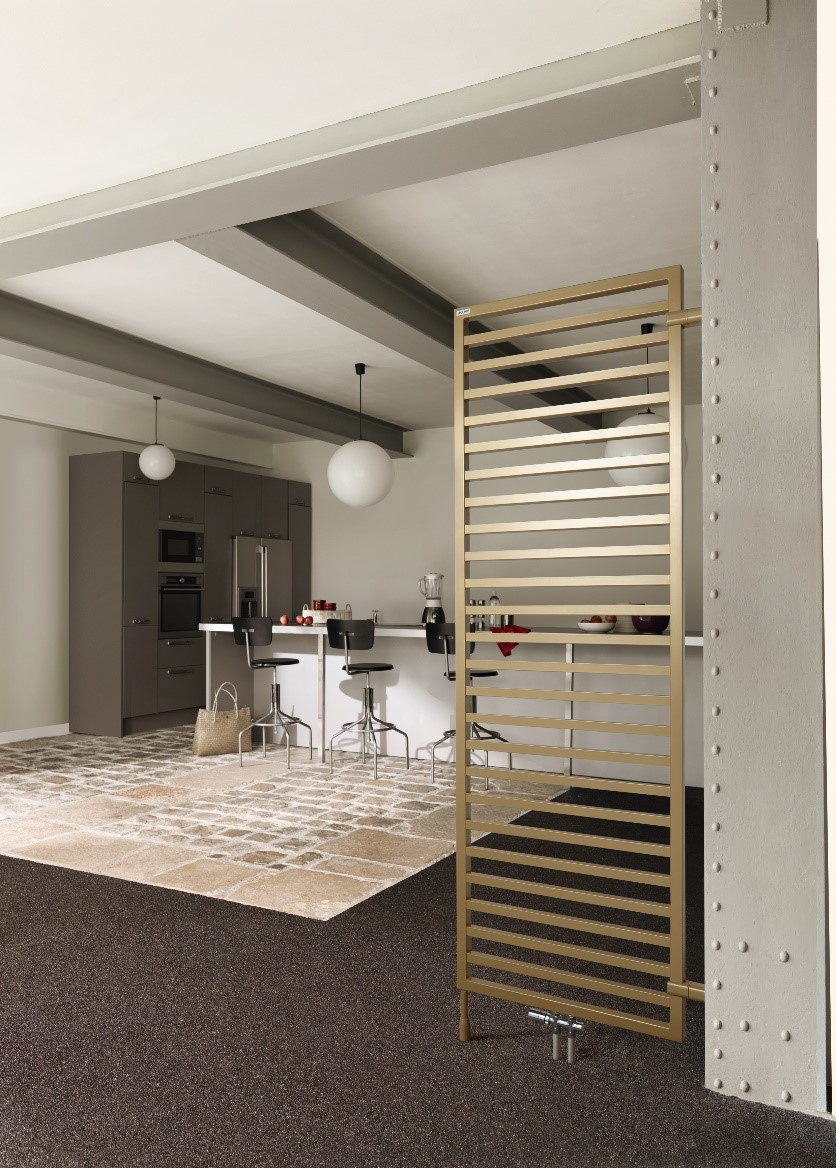 Rendering Zehnder Subway Decorative radiator Front view