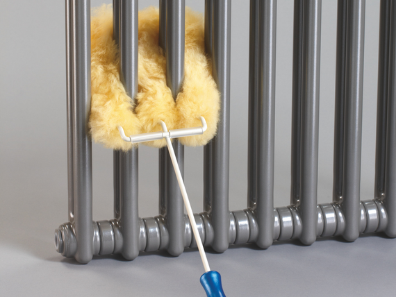 lambswool cleaning brush, lambskin brush