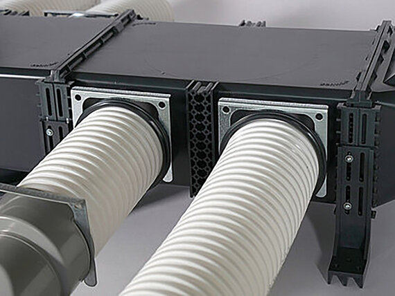 Zehnder_CSY_ComfoCube-Flex_Luftverteilung Rendering Zehnder ComfoCube Flex Comfortable indoor ventilation