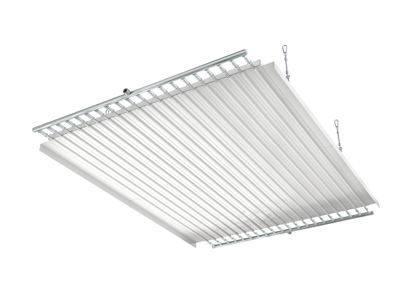 Rendering Zehnder ZFP Heating and cooling ceilings Bottom view