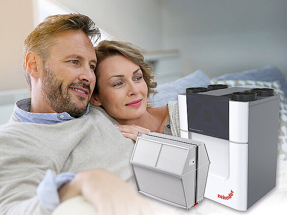 Optimale Luftfeuchtigkeit mit Zehnder Enthalpietauscher