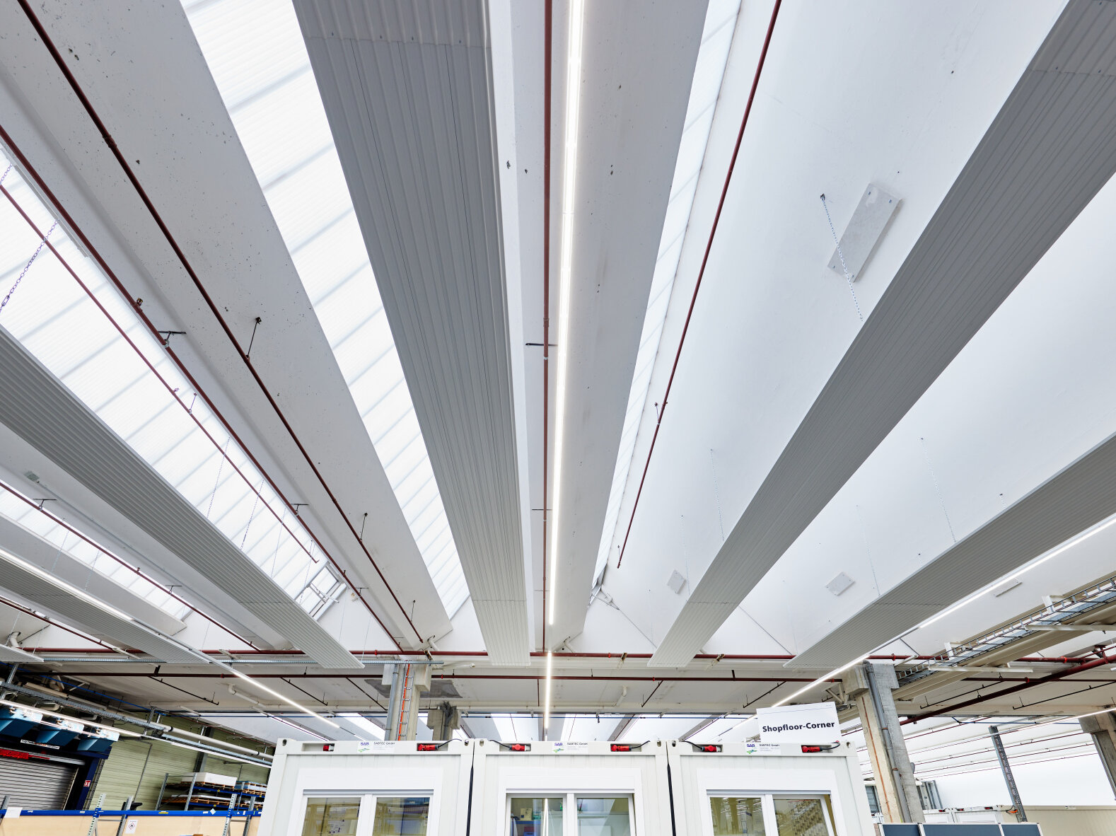 Zehnder ZFP, RHC, CP, Ceiling Panel, Zehnder, Reference, warehouse, production, hall, Rena, Mönchweiler