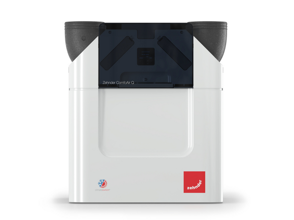Cut-Out Zehnder ComfoAir Q350 TR Comfortable indoor ventilation Front view