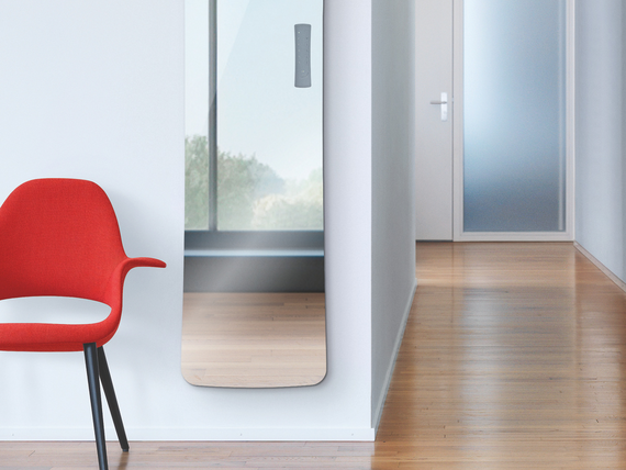 Rendering Zehnder Folio Glass Decorative radiator 