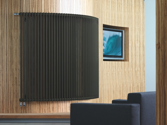 Rendering Zehnder Charleston Decorative radiator Front view