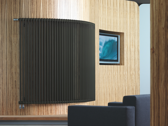 Rendering Zehnder Charleston Decorative radiator Front view