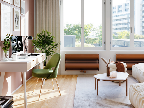 Rendering Zehnder Kleo Decorative radiator 