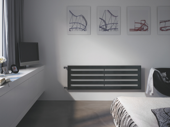 Rendering Zehnder Metropolitan Decorative radiator Front view