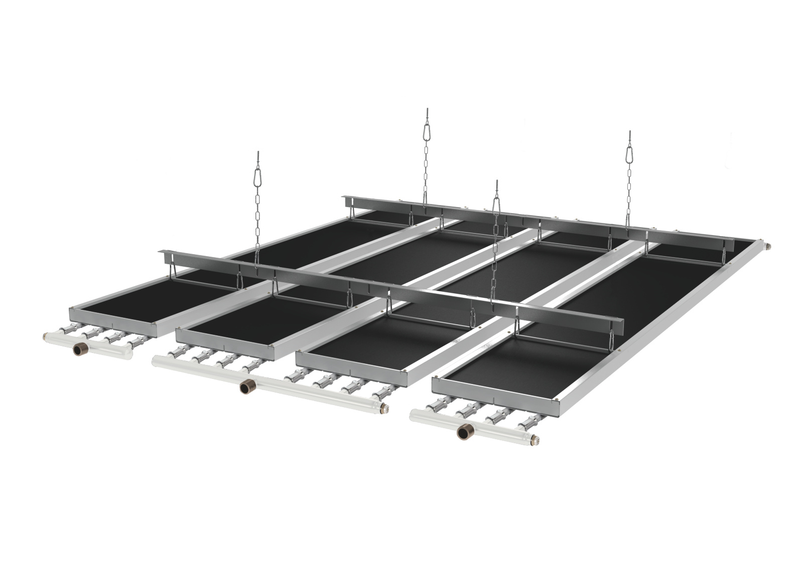 Rendering Zehnder ZIP Heating and cooling ceiling system 