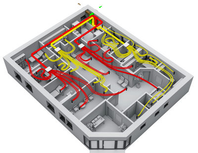 Rendering Zehnder Silvertop Comfortable indoor ventilation 