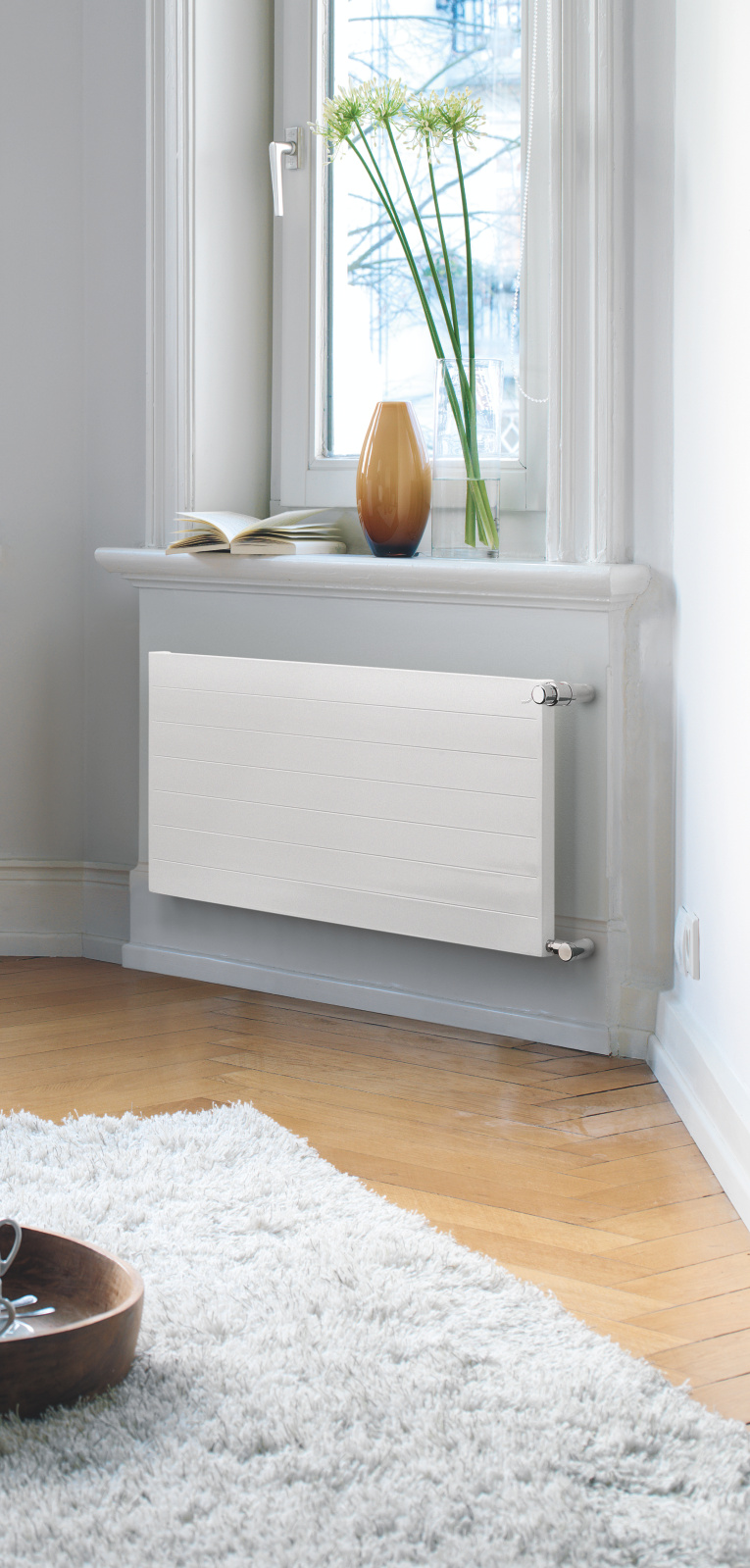 Rendering Zehnder Radiapanel Decorative radiator Front view