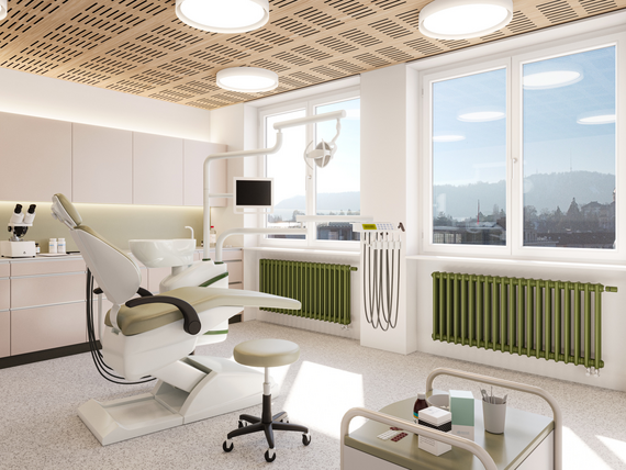 Rendering Zehnder Charleston Clinic Decorative radiator 