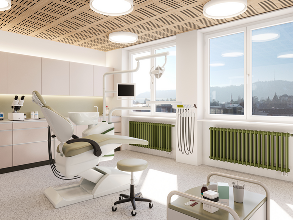 Rendering Zehnder Charleston Clinic Decorative radiator 
