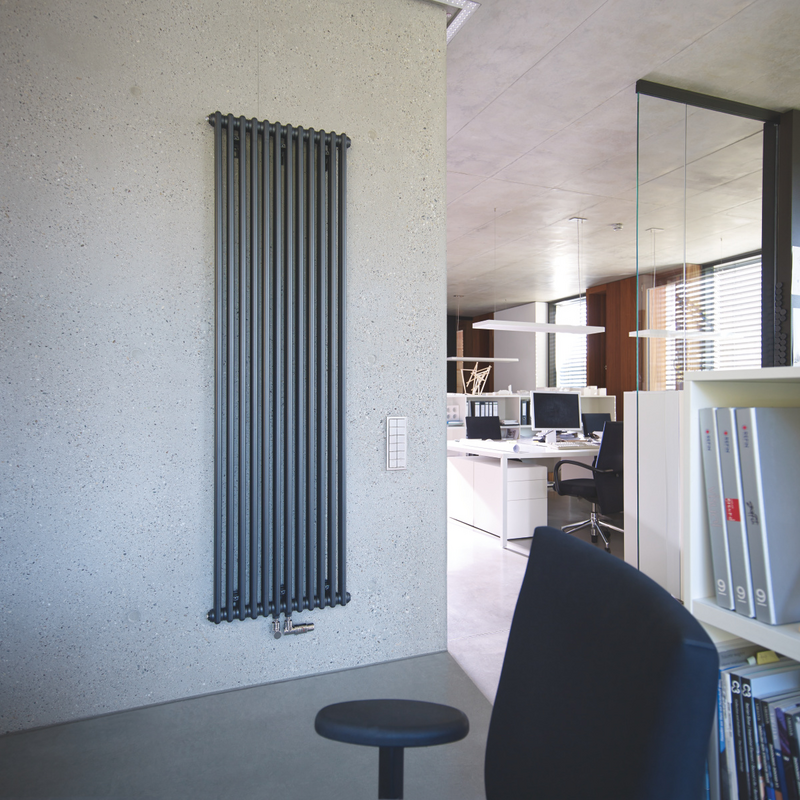 Rendering Zehnder Charleston Decorative radiator Front view