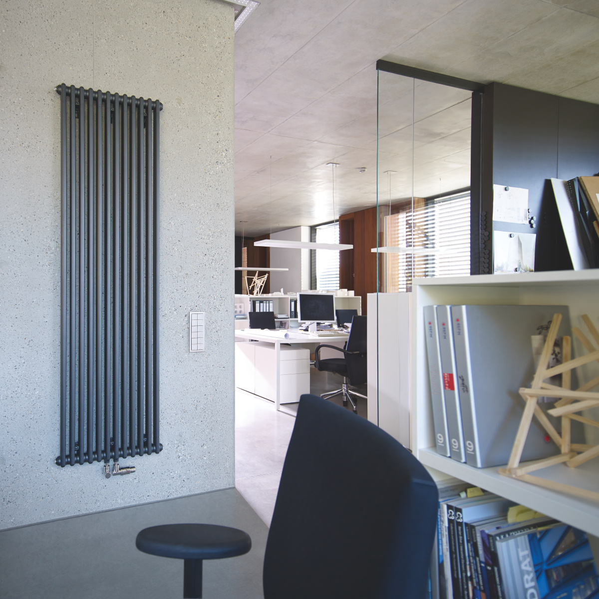 Rendering Zehnder Charleston Decorative radiator