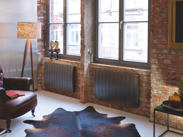 Rendering Farë Tech Decorative radiator Front view