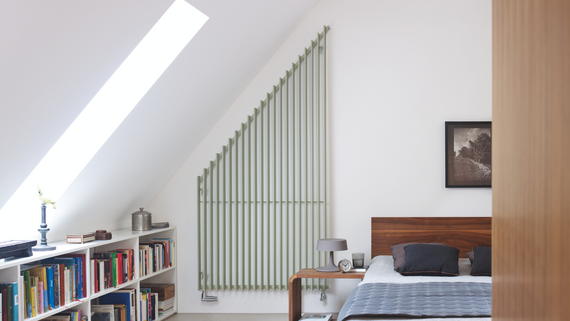 Rendering Zehnder Excelsior Decorative radiator Front view