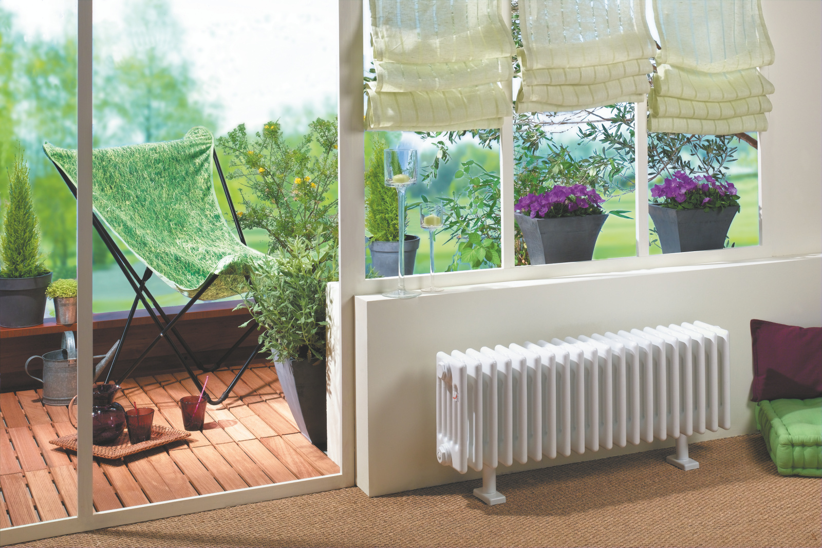Rendering Zehnder Charleston Electric Decorative radiator 3D view
