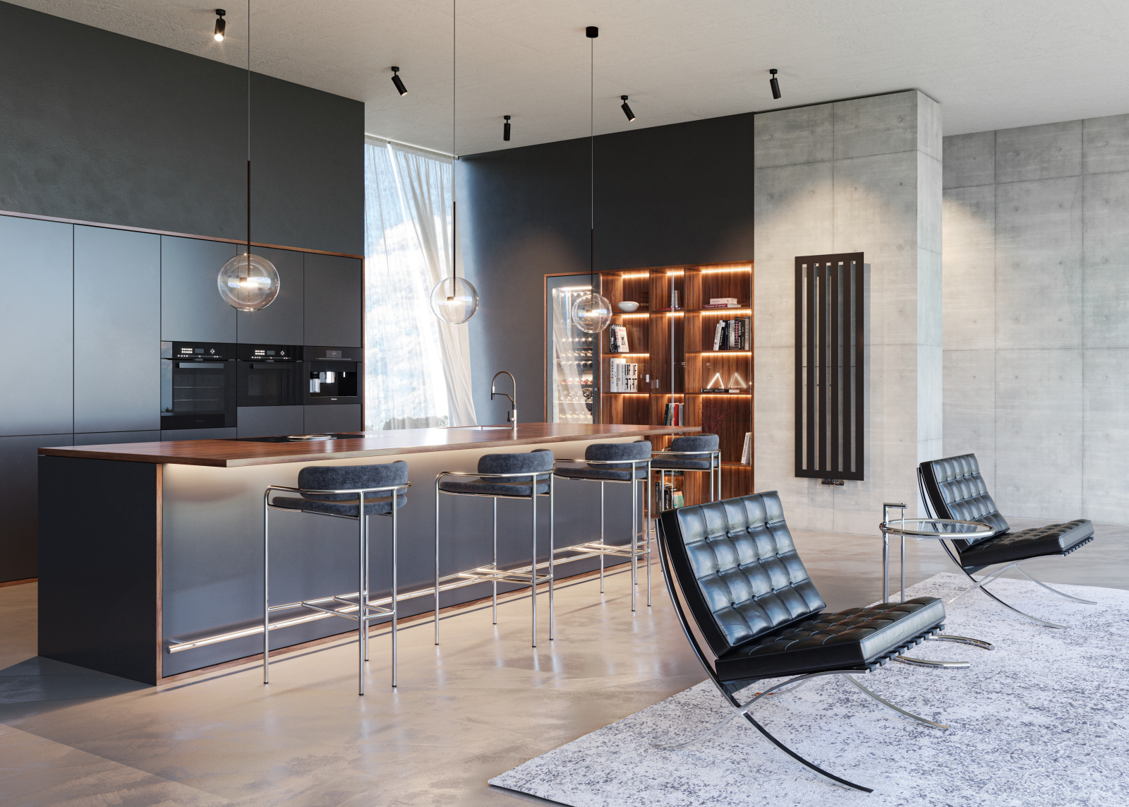 Rendering Zehnder Metropolitan Spa Decorative radiator 
