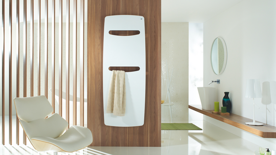 Rendering Zehnder Vitalo Spa Decorative radiator Front view