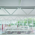 Hochschule Offenburg, FH Offenburg, Mensa, PAM, closed ceiling, plasterboard ceiling, perforated design, reference project, Objektreportage, Deutschland